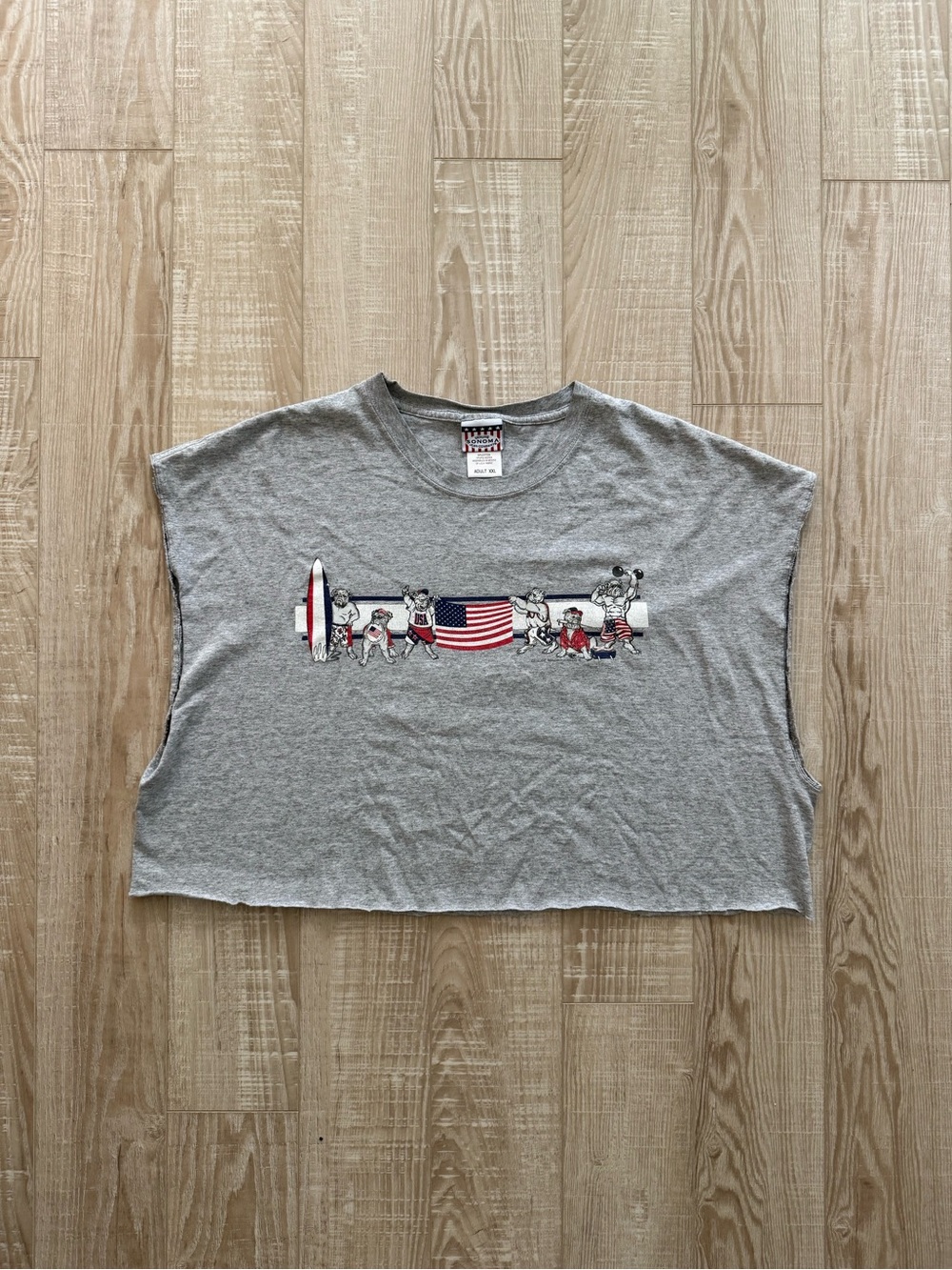 1990s Sonoma cutoff shirt